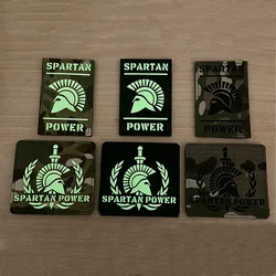 Parche IR táctico de nailon Spartan Power para ropa y mochilas