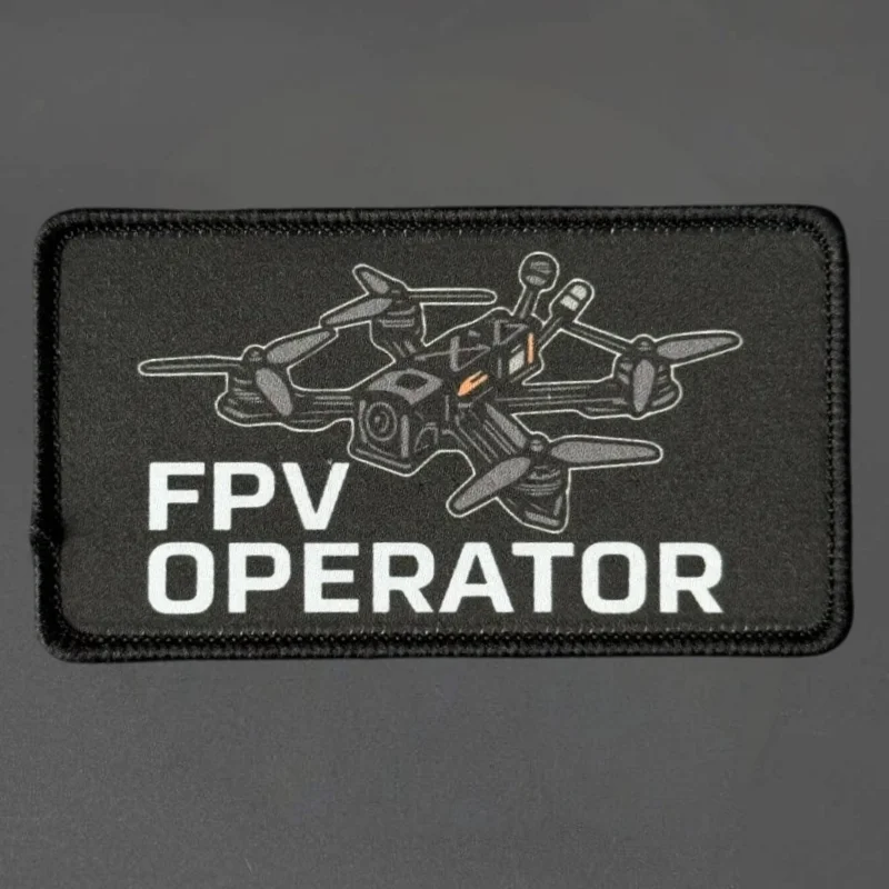 Parche FPV operador con gancho y bucle para mochila táctica MOLLE - imagen 2