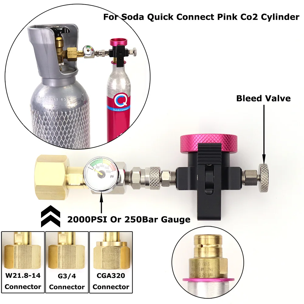 Adaptador de recarga CO2 Sodastream Terra DUO Art con kit calibre - imagen 3