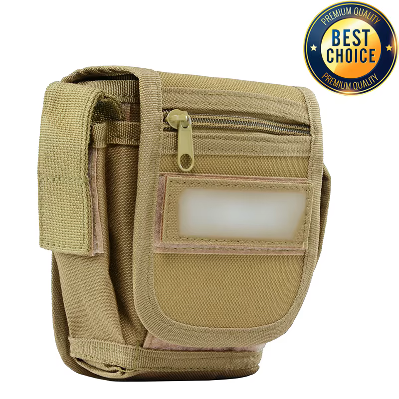 Riñonera táctica MOLLE para hombre - cinturón, exterior y caza