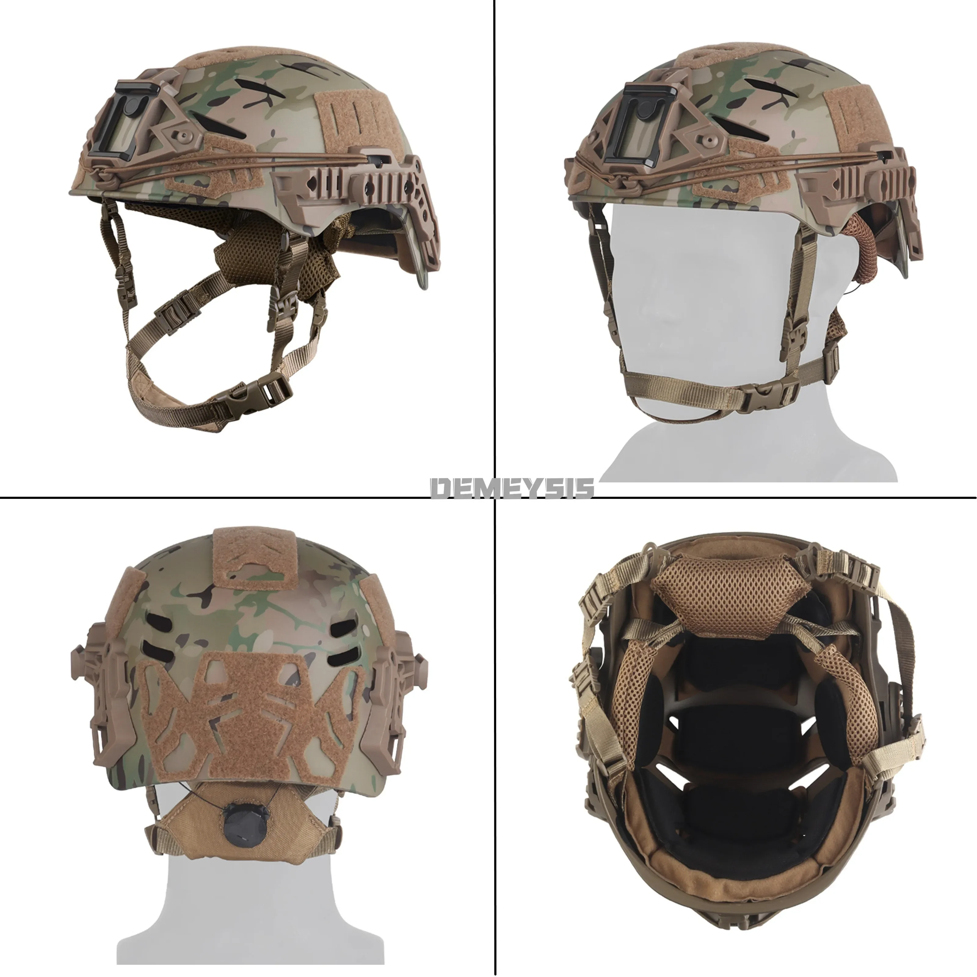 Casco táctico Team Wendy 3.0 – Ligero con almohadilla y correa - imagen 5