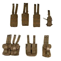 Juego de accesorios MOLLE universales para exteriores de sujeción
