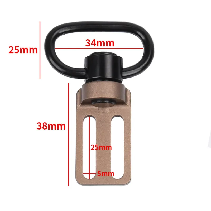 Wadsn adaptador QD giratorio para cabestrillo táctico Triglide - imagen 2