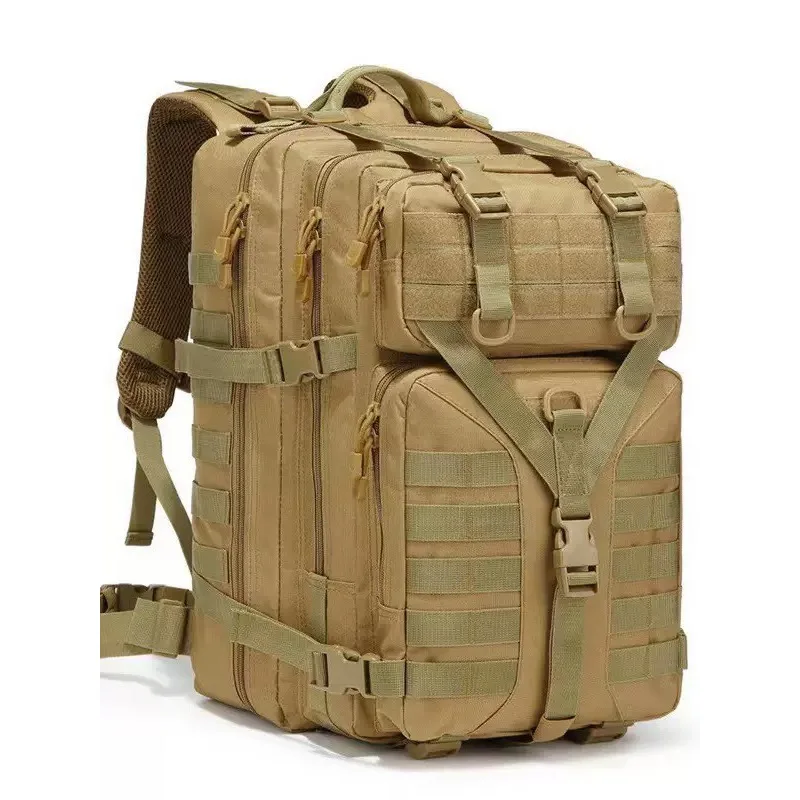 Vista de la mochila con diseño robusto