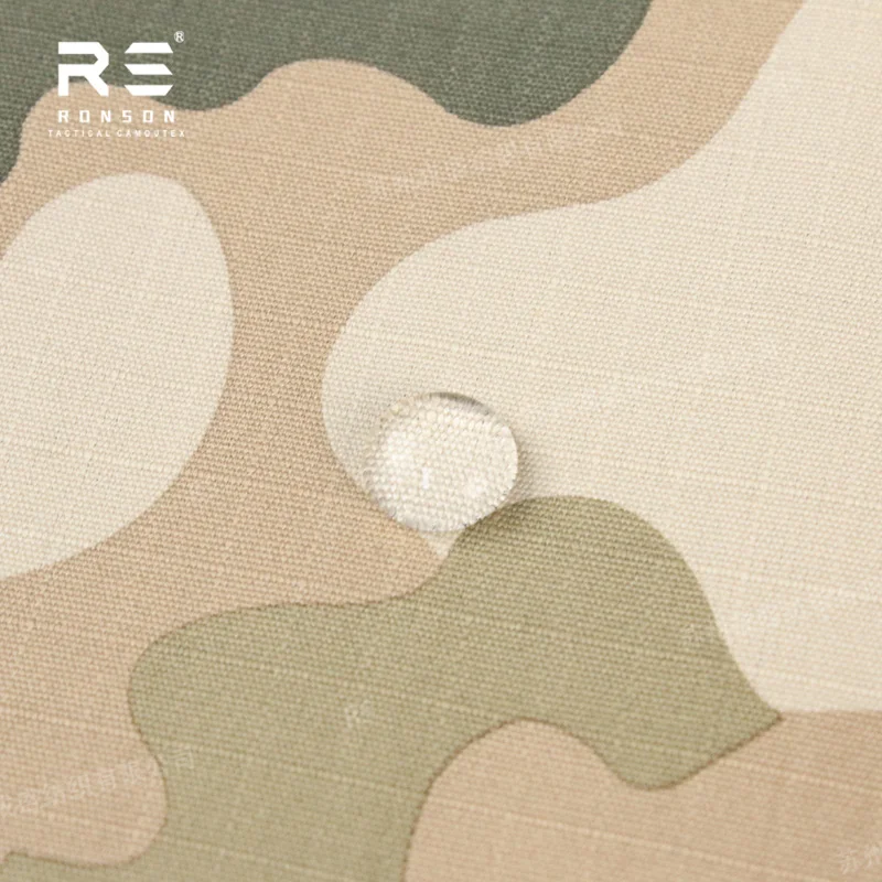 Tela camuflaje ripstop NYCO Desert Camo para uniformes tácticos