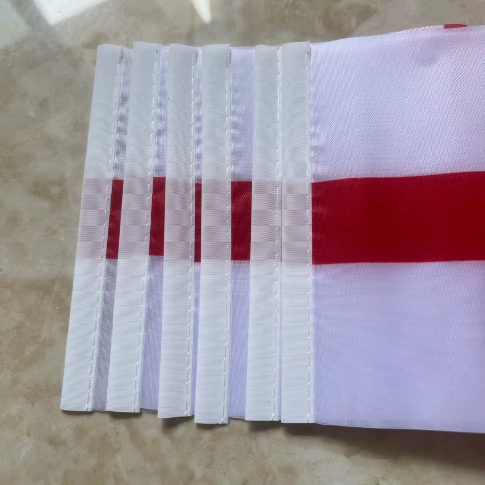 Bandera de mano Inglaterra Cruz San Jorge poliéster resistente UV - imagen 2