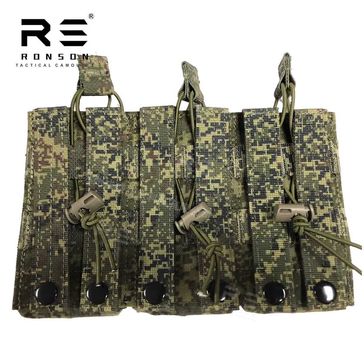 Bolsa táctica EMR rusa triple compartimento – Equipo outdoor MOLLE - imagen 5