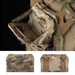 Panel frontal MOLLE con soporte para teléfono táctico plegable