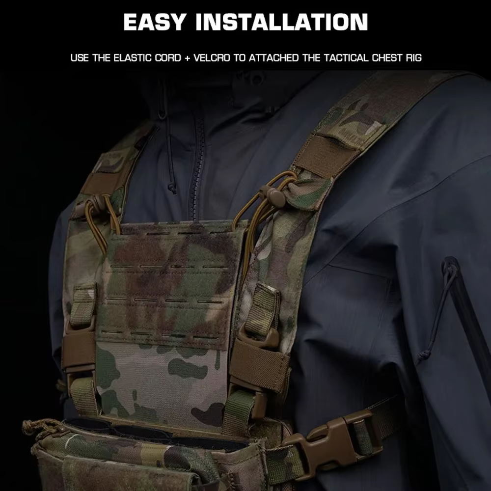 Panel frontal MOLLE D3CRM MK4 portateléfono – Pecho táctico - imagen 5