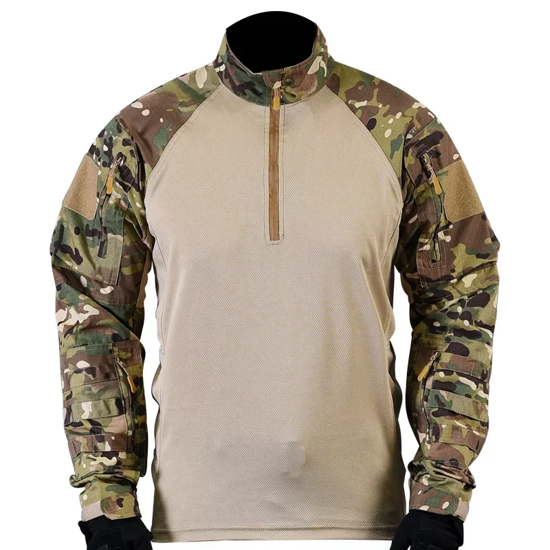 Camisa táctica manga larga con cremallera – Caza Airsoft - imagen 4