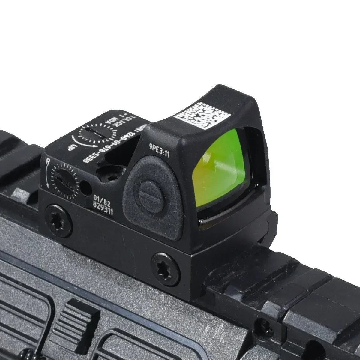 Colimador punto rojo Glock 17 para AK-47, riel Picatinny - imagen 2
