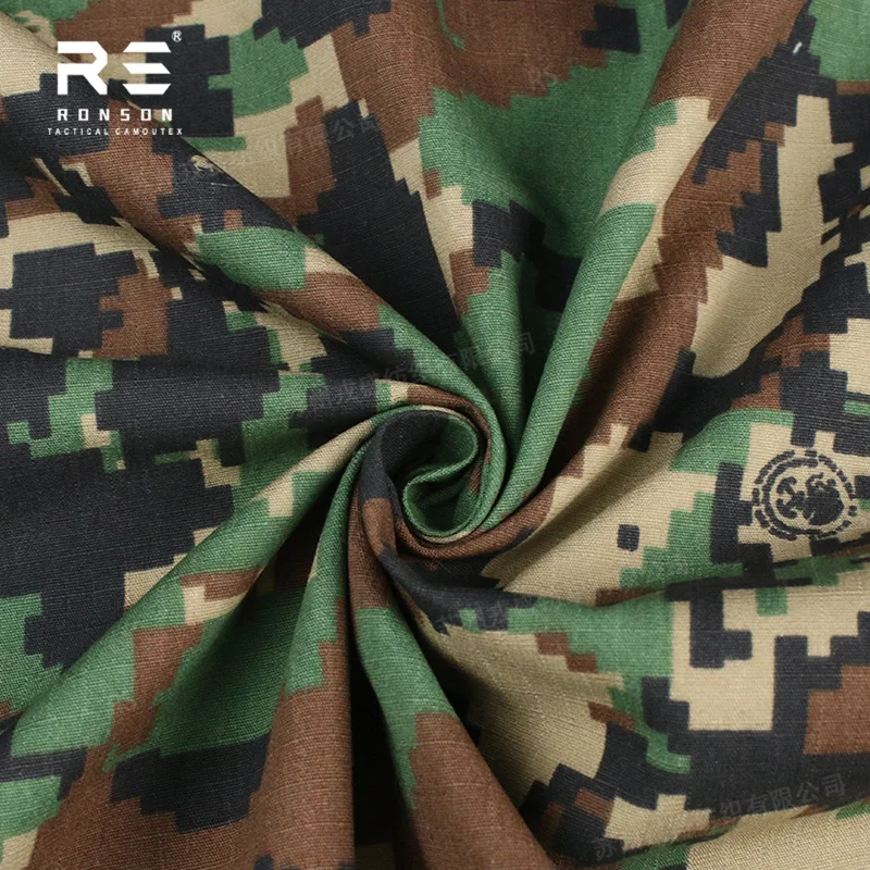 Tela ripstop táctica impermeable camuflaje digital Marines Mexicanos - imagen 2