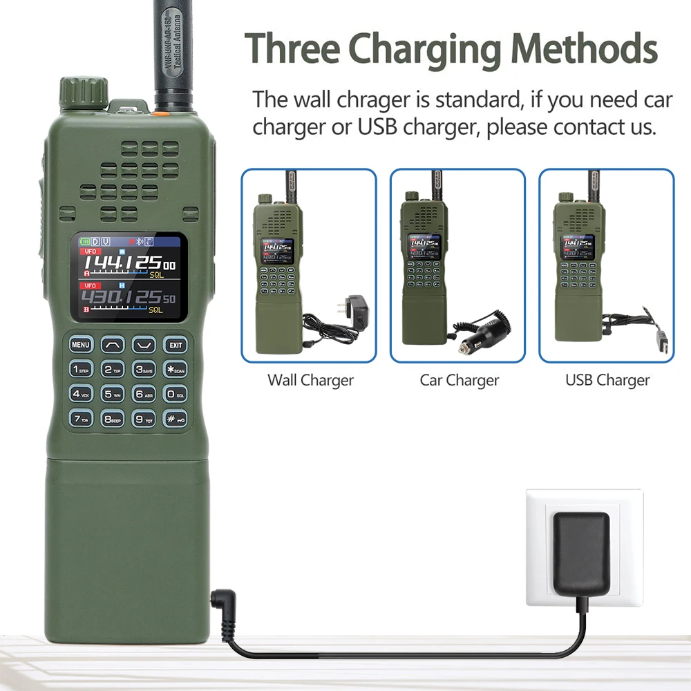 Baofeng AR-152 Pro: walkie-talkie táctico de 10 W con GPS - imagen 4