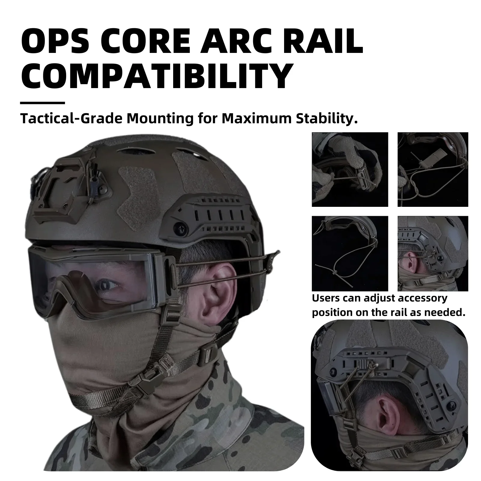 Gafas Airsoft tácticas protección UV antideslumbrantes resistentes impactos - imagen 5