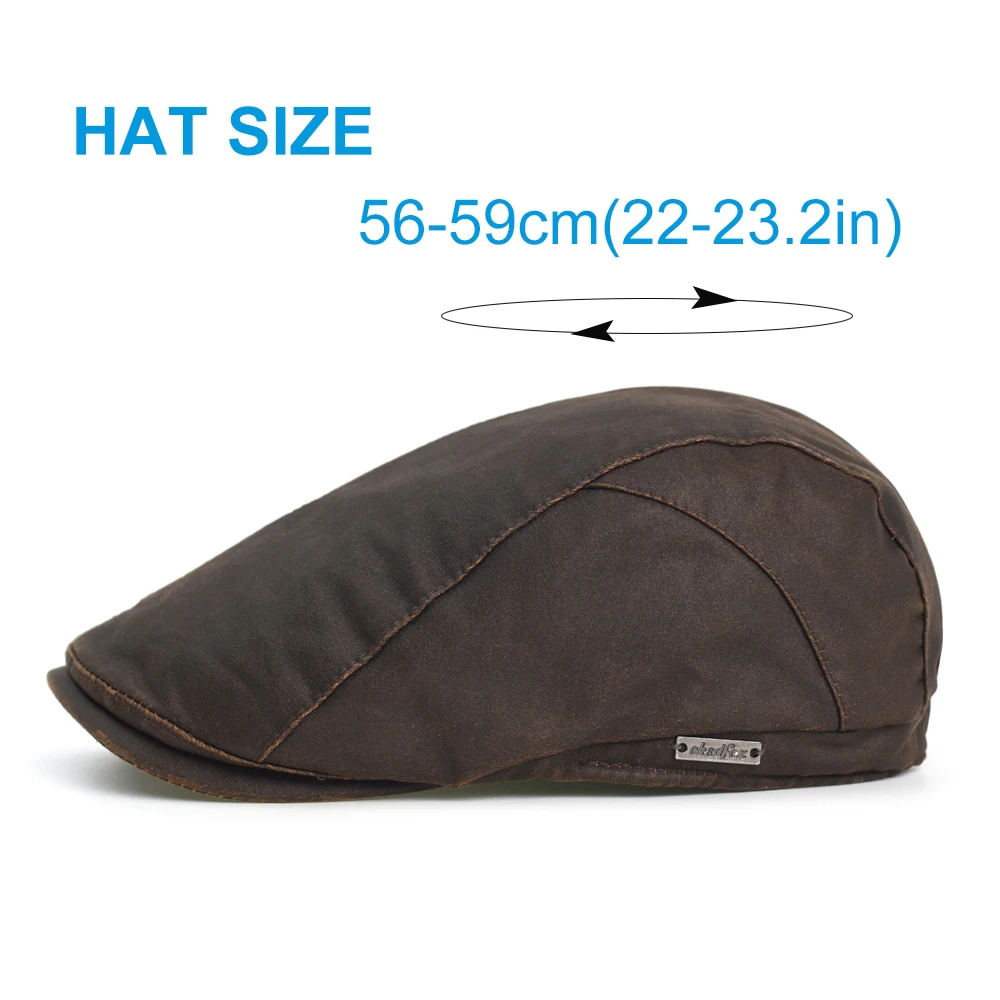 Gorra plana estilo Gatsby vintage cálida, vendedor de periódicos - imagen 4