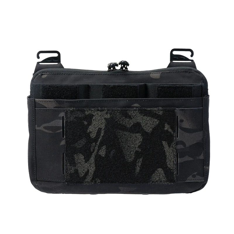 Bolsa táctica DOPE bolsillo canguro frontal Molle triple panel - imagen 4
