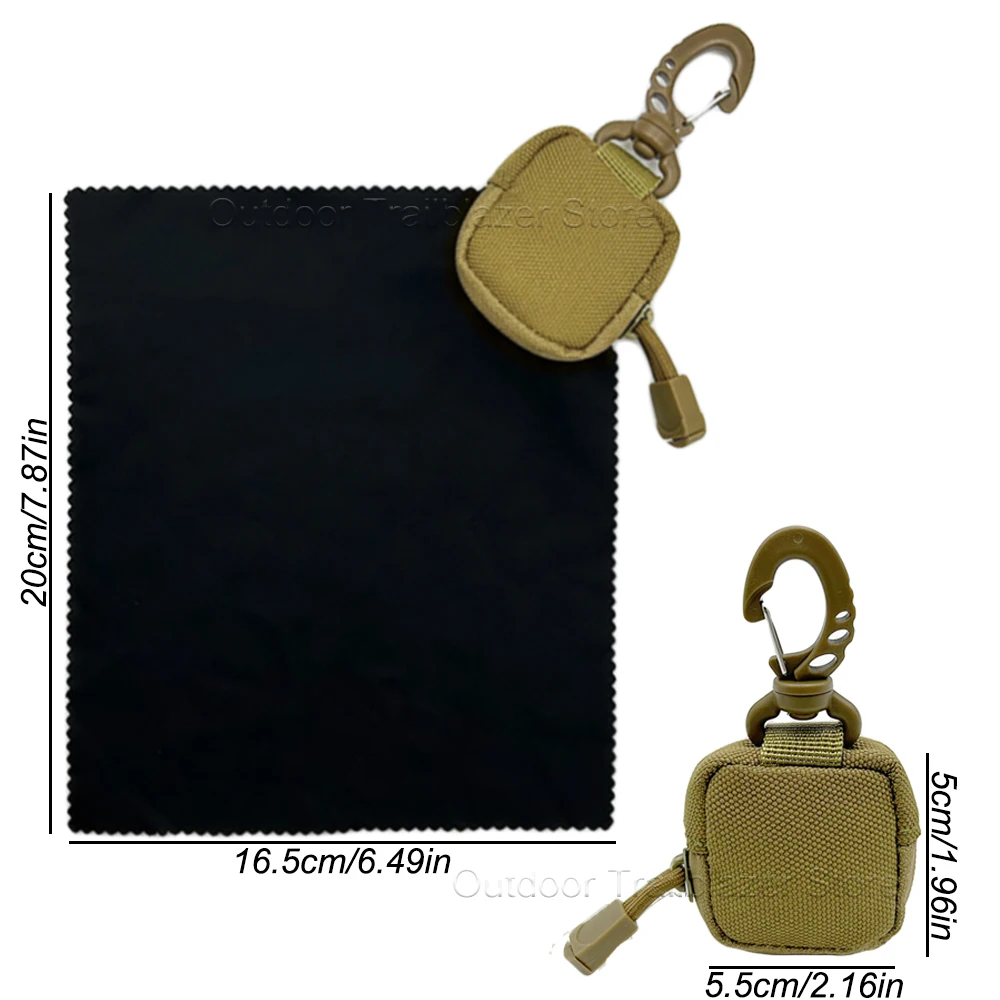 Bolsa táctica para gafas con paño ultrafino de caza - imagen 5