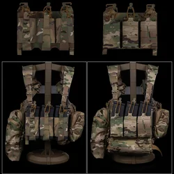 Aparejo de pecho táctico extensible V2 MOLLE – Bolsa frontal ajustable