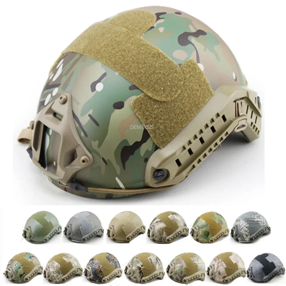 Casco táctico quick release liberación rápida con visor visión nocturna