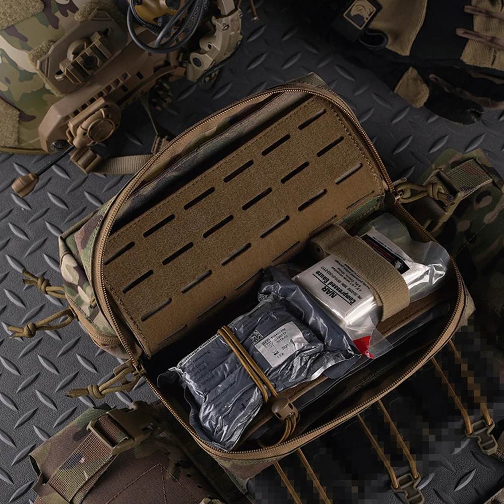 Cinturón táctico con bolsas softshell para pistola, rifle y botiquín - imagen 4