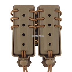 Funda portacargadores doble MOLLE 9mm liberación rápida