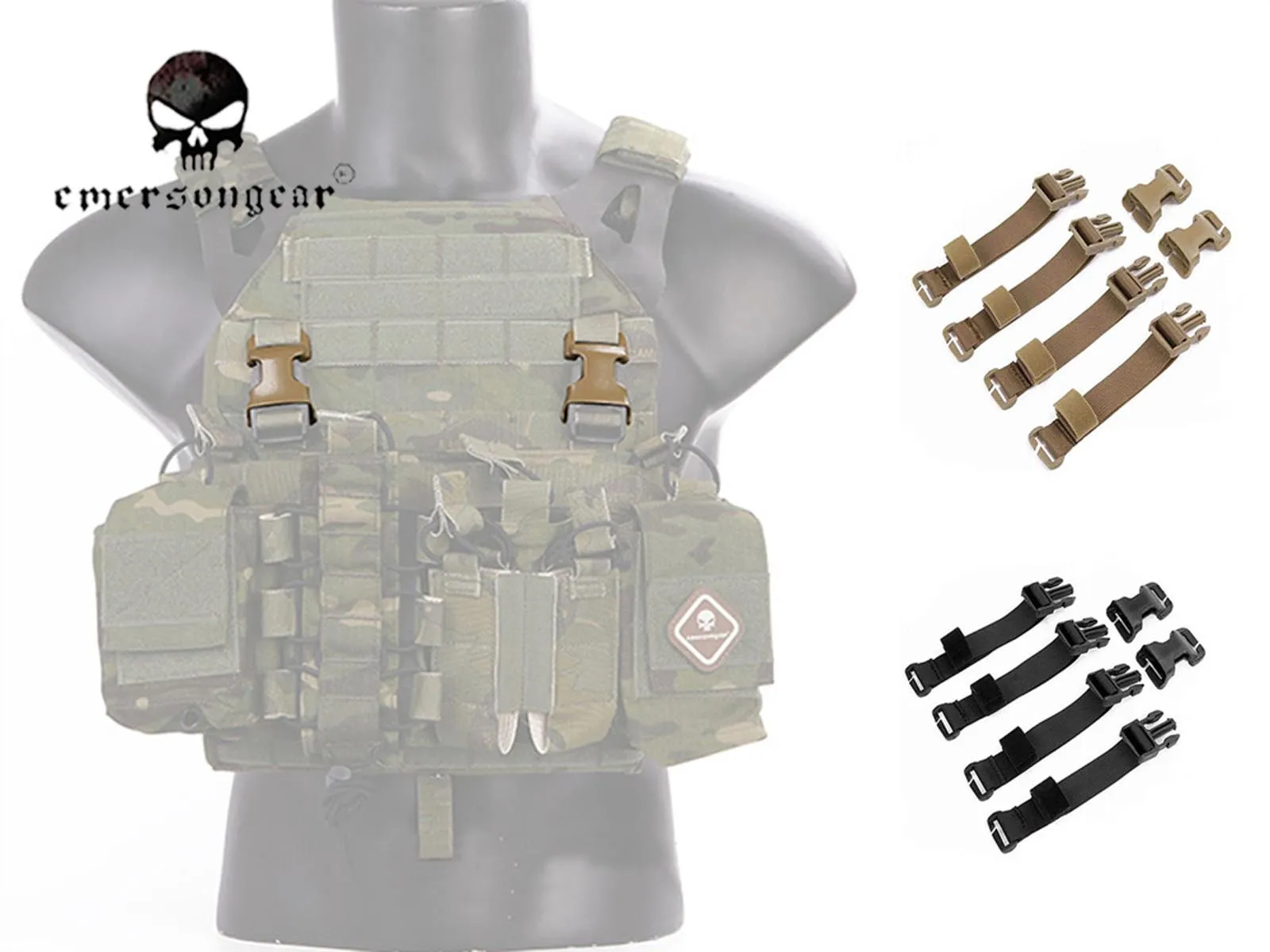 Emersongear adaptador de correa MOLLE compatible con chaleco - imagen 4