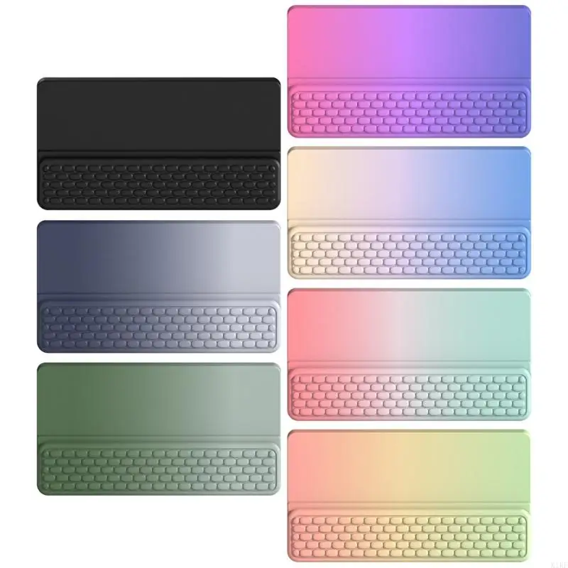 Reposamuñecas de teclado con diseño degradado colorido antideslizante - imagen 5