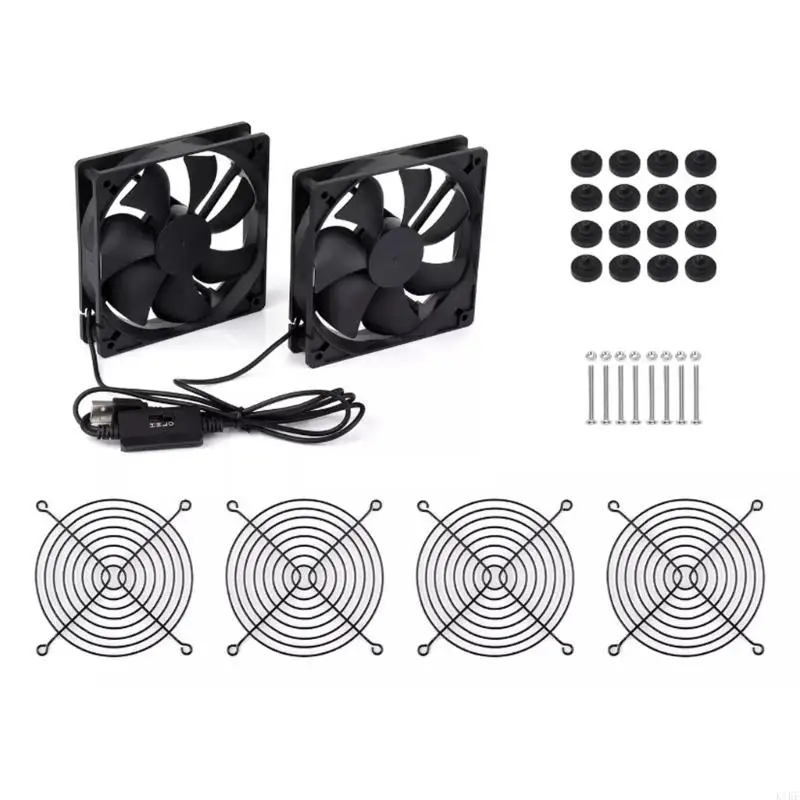 Ventilador PWM silencioso USB para caja NAS y equipo industrial - imagen 5
