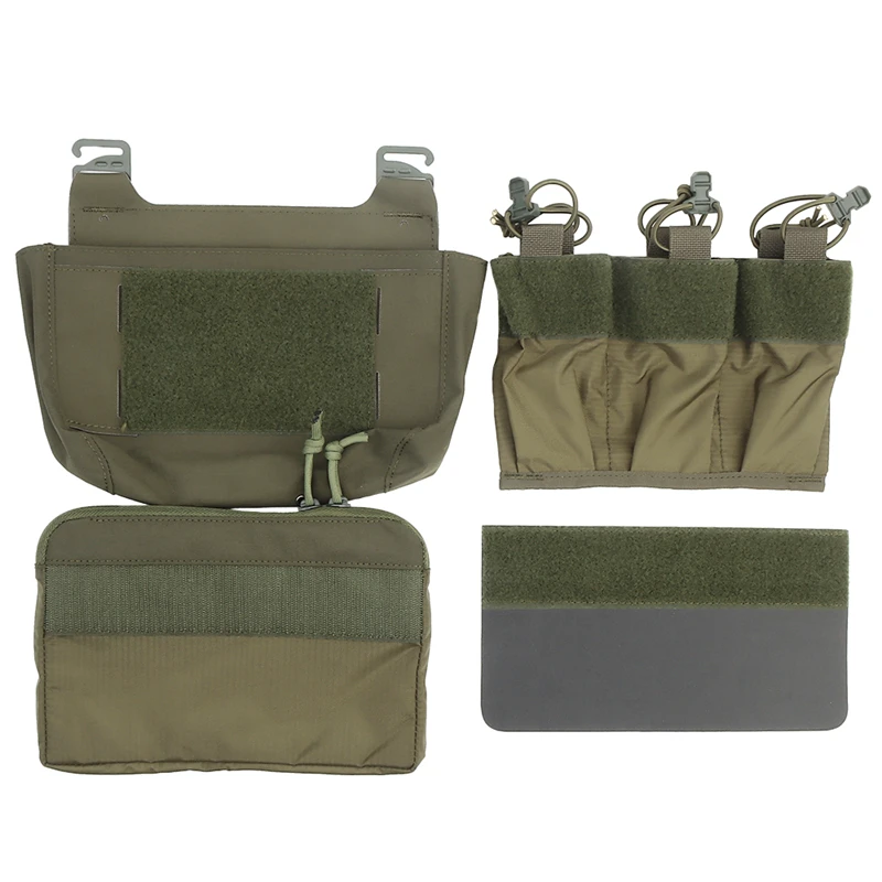 Porta Cargadores Triple Molle Frontal para Chalecos Tácticos