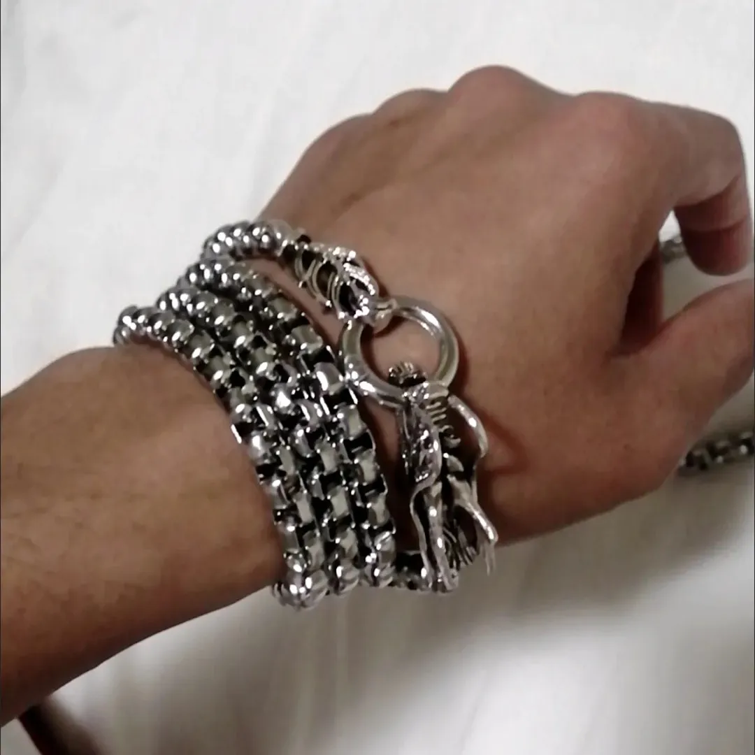 Pulsera de defensa personal táctica de acero inoxidable - imagen 5