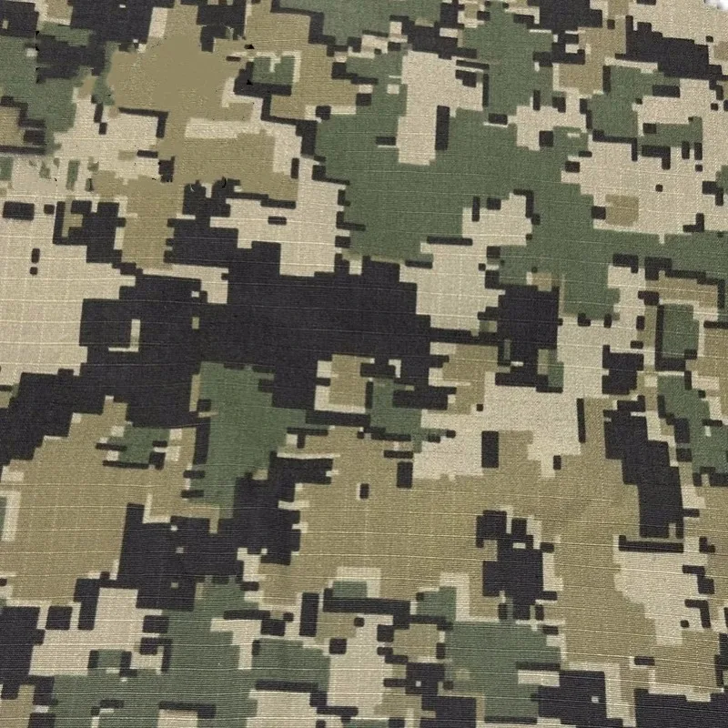 Tela de camuflaje militar impermeable de nylon y algodón, DIY - imagen 4