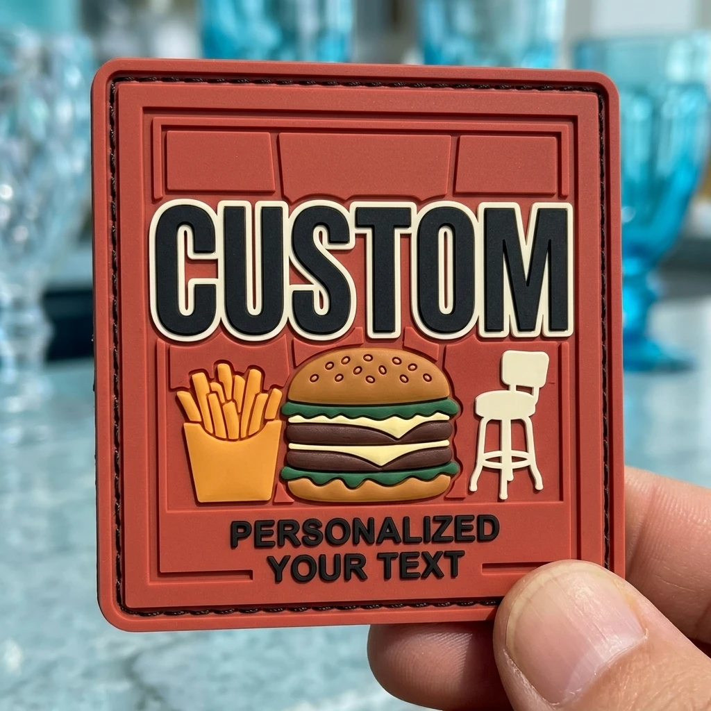 Parche PVC 3D personalizado con velcro para ropa y gorras - imagen 5