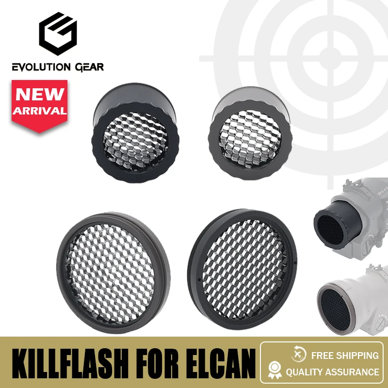 Killflash reductor de flash para miras óptica – aluminio CNC ligero