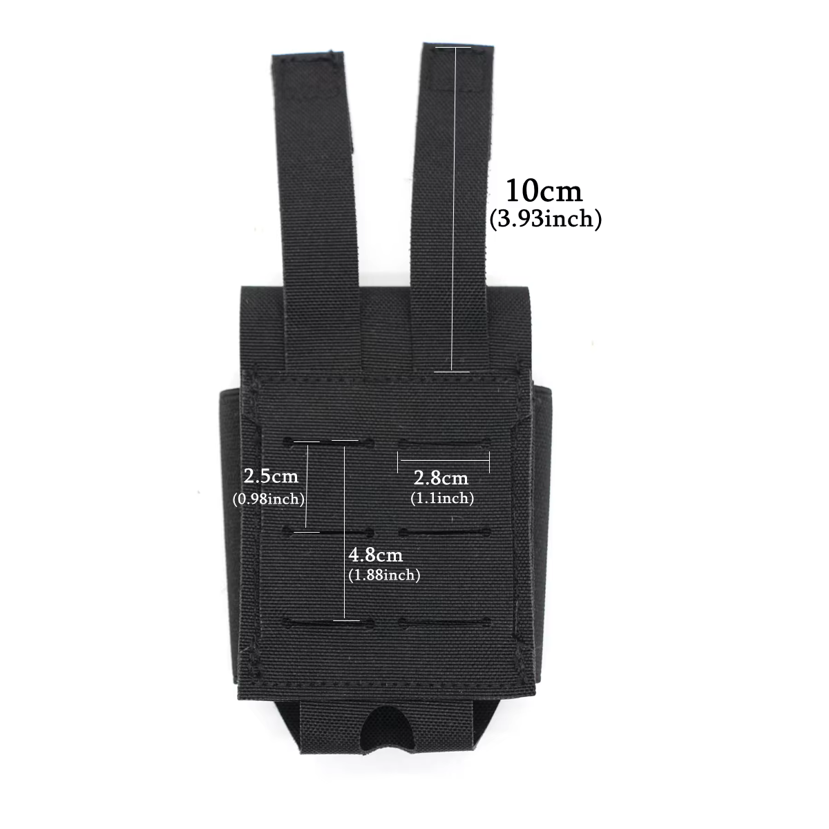 Funda táctica MOLLE de cuero para esposas, cinturón - imagen 2