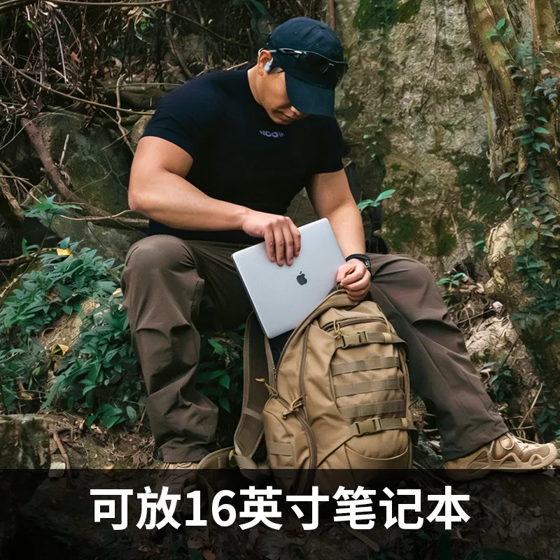 Mochila de senderismo gran capacidad con doble asa para hombre - imagen 5
