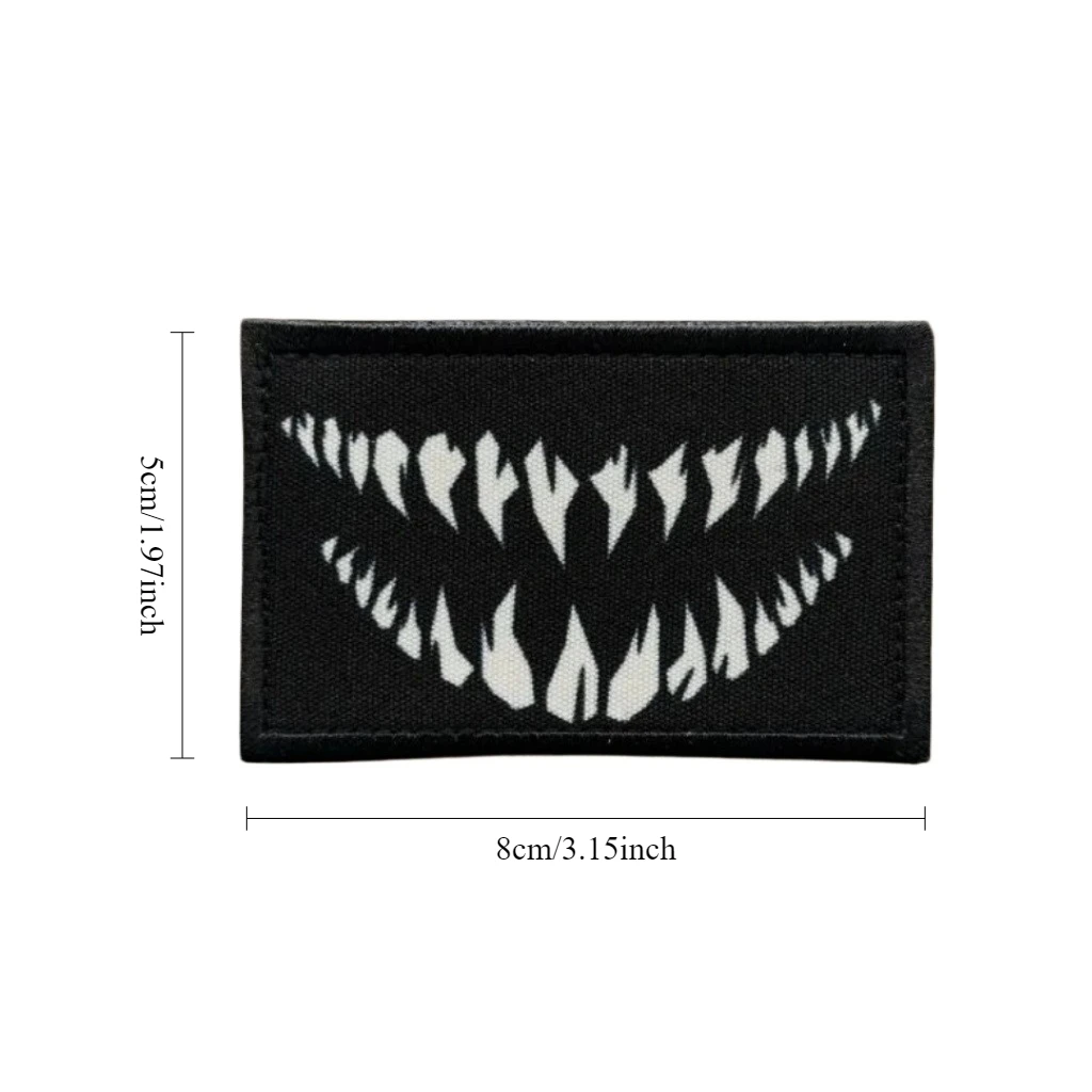 Parche devil teeth aplicación