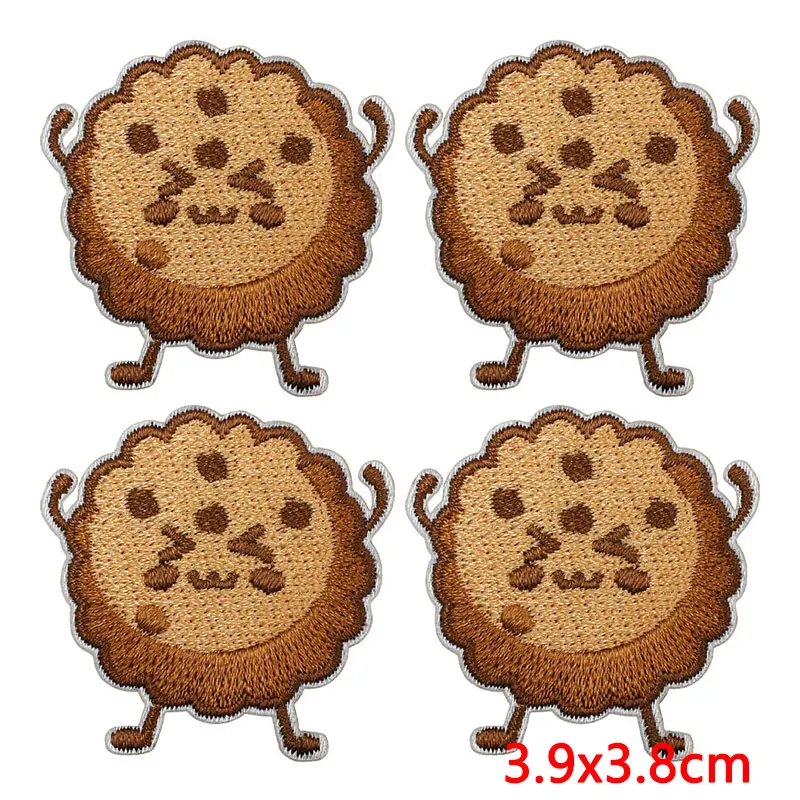 Parche bordado termoadhesivo alimentos dibujos animados para chaquetas - imagen 4