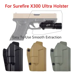 Funda Kydex ligera para Glock 9mm con SureFire X300U