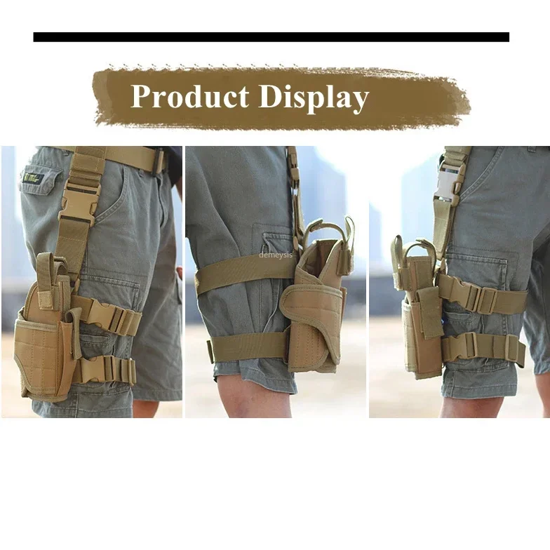 Funda táctica muslo pistola universal derecha - imagen 5
