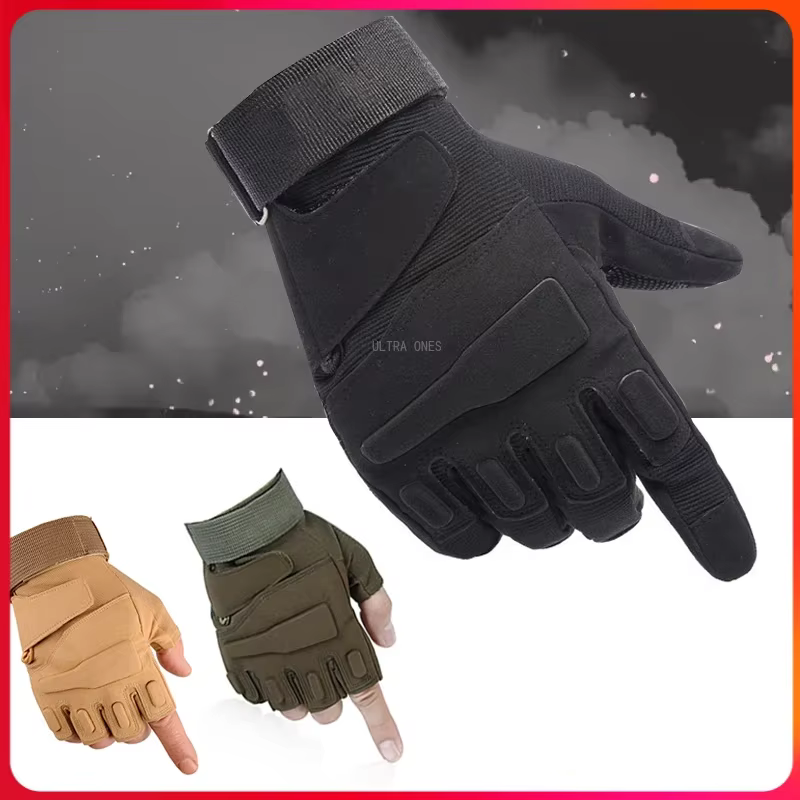 Guantes tácticos medio dedo – Paintball, tiro, caza y escalada - imagen 5