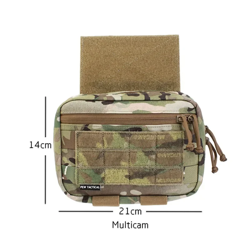 Chaleco táctico con bolsa pectoral y abdominal MOLLE - imagen 2