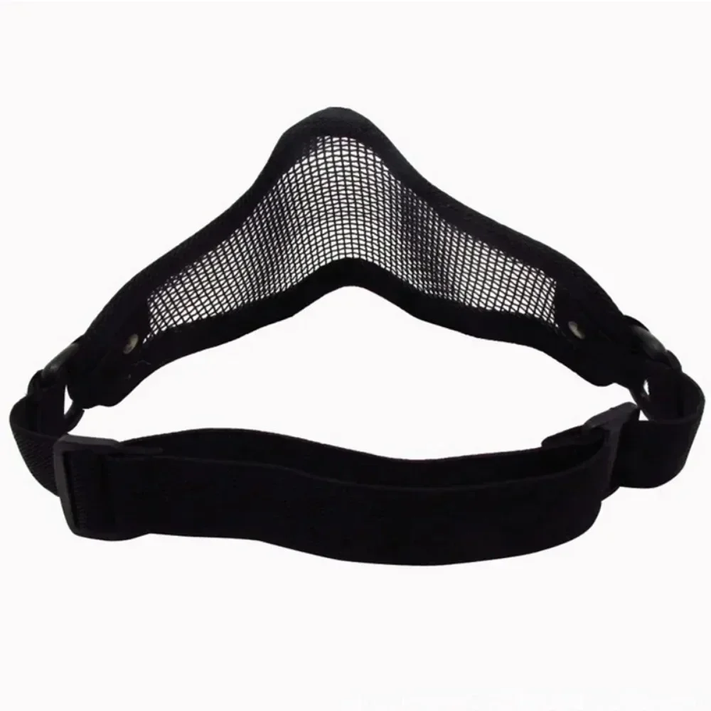 Máscara táctica de malla metálica para airsoft y tiro al aire libre - imagen 3