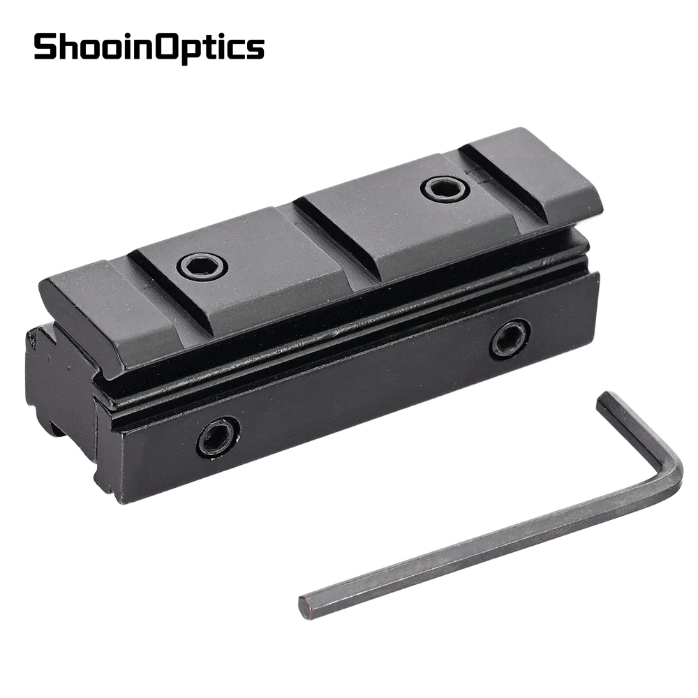 Adaptador óptico de aluminio Picatinny para cola de milano - imagen 4