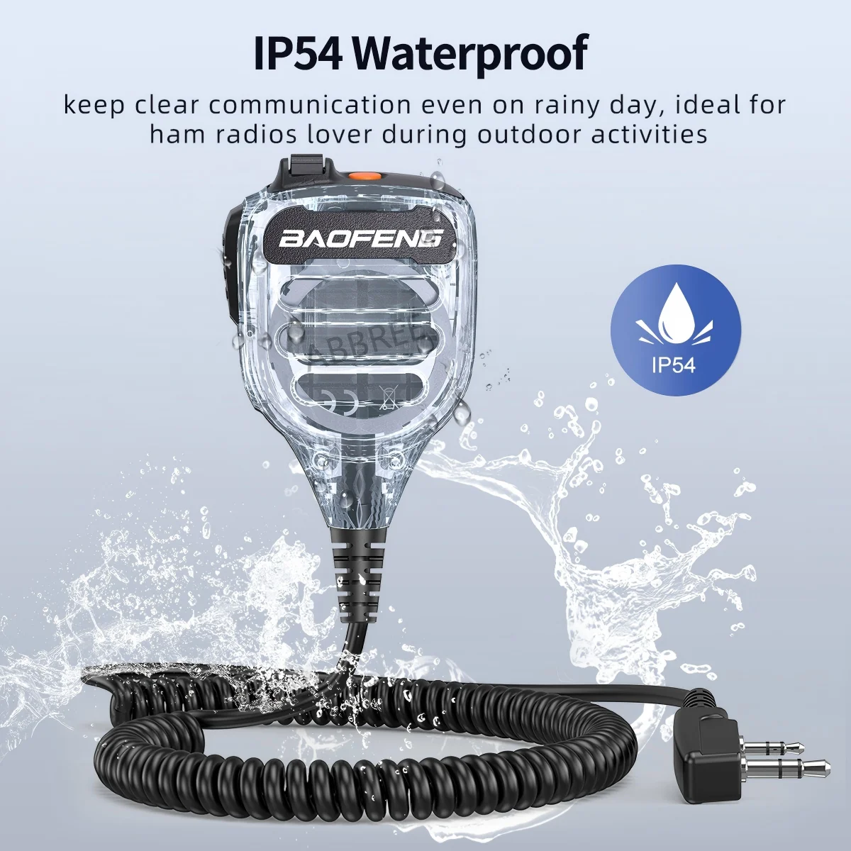 Baofeng BF-850 walkie talkie táctico IP54 impermeable altavoz - imagen 3
