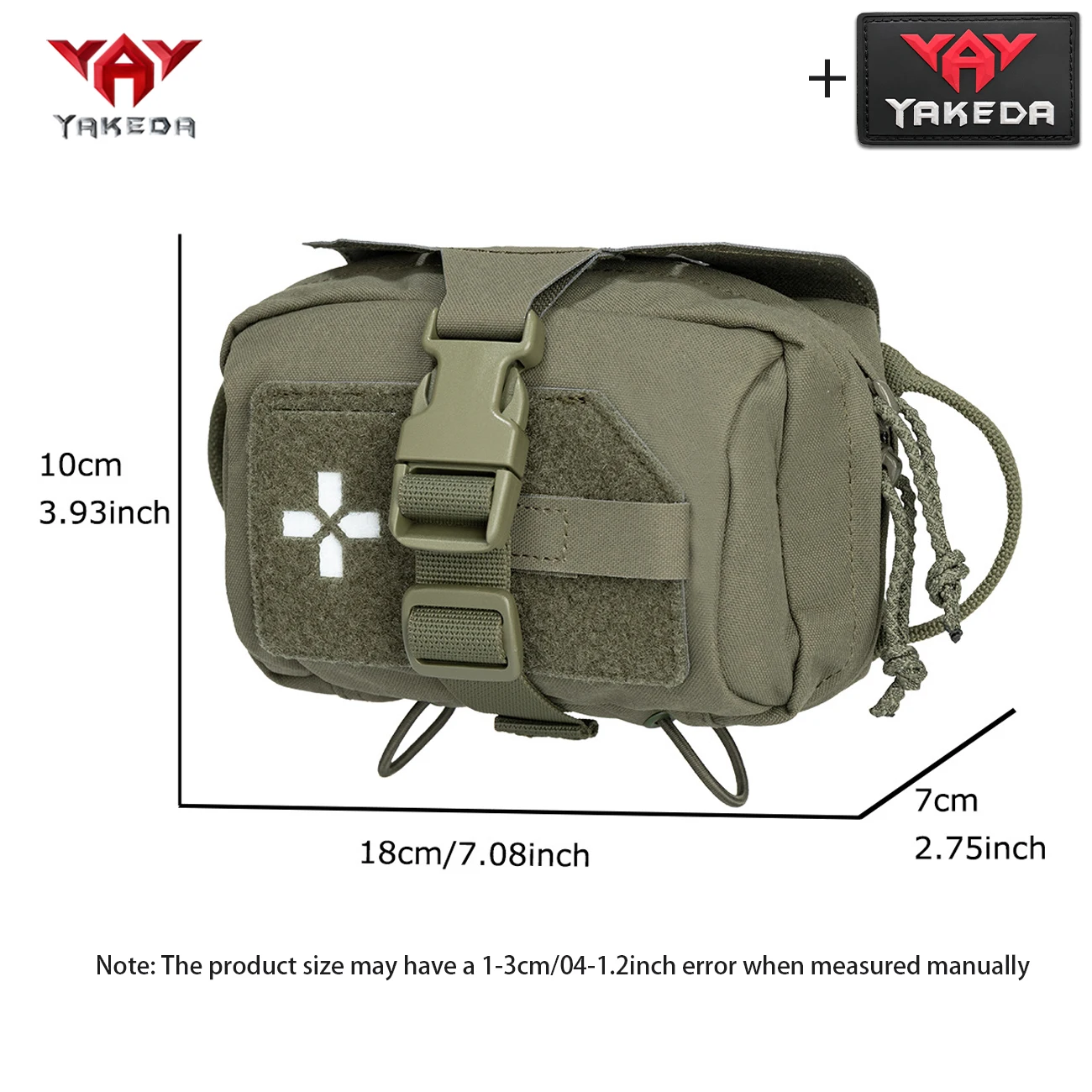 Bolsa táctica MOLLE YAKEDA de liberación rápida - imagen 4