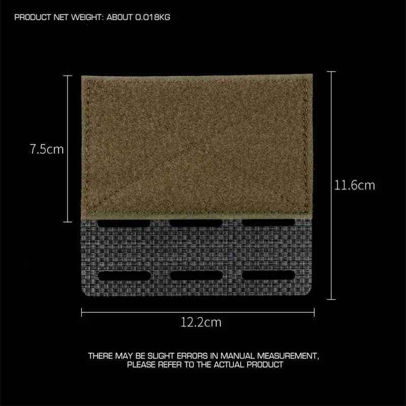 Sistema MOLLE adaptador para placa de suspensión inferior y expansión