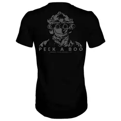 Camiseta táctica PEEK A BOO Operator Skull para hombre