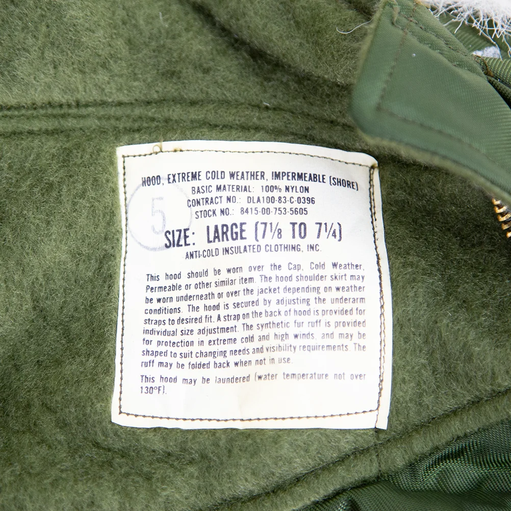 Detalle del ajuste y sujeción del gorro