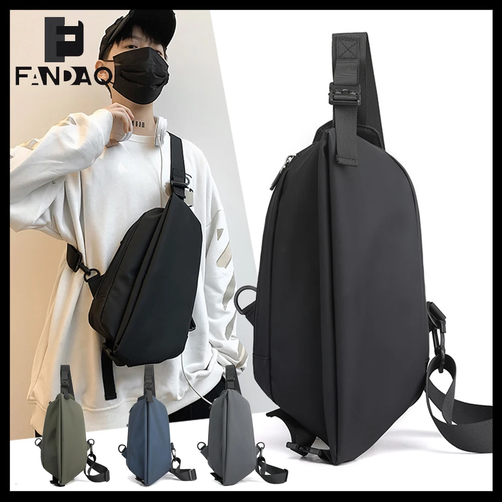 Bolso táctico para el pecho impermeable hombre, bandolera