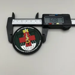 Parche PVC 3D de dibujos animados – para uniforme y accesorios